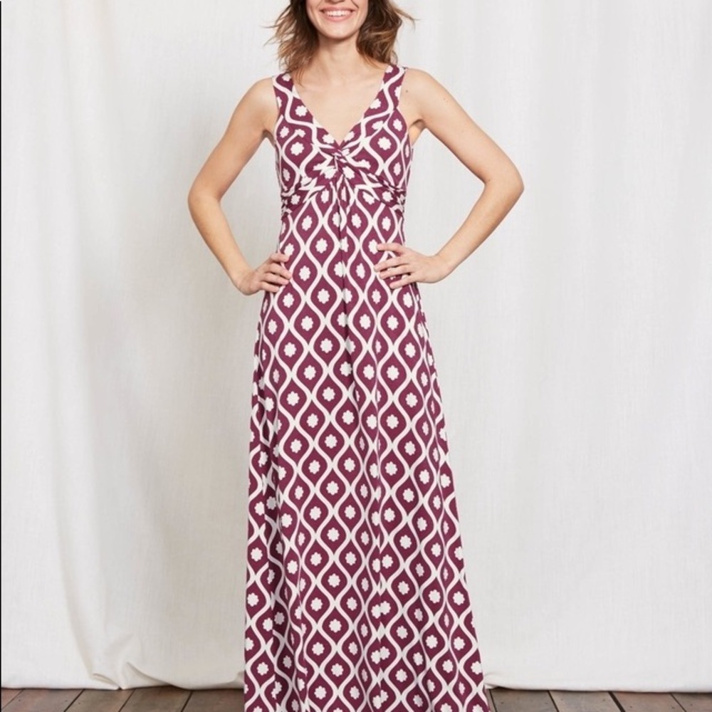 Boden Twist Front Jersey Maxi Dress